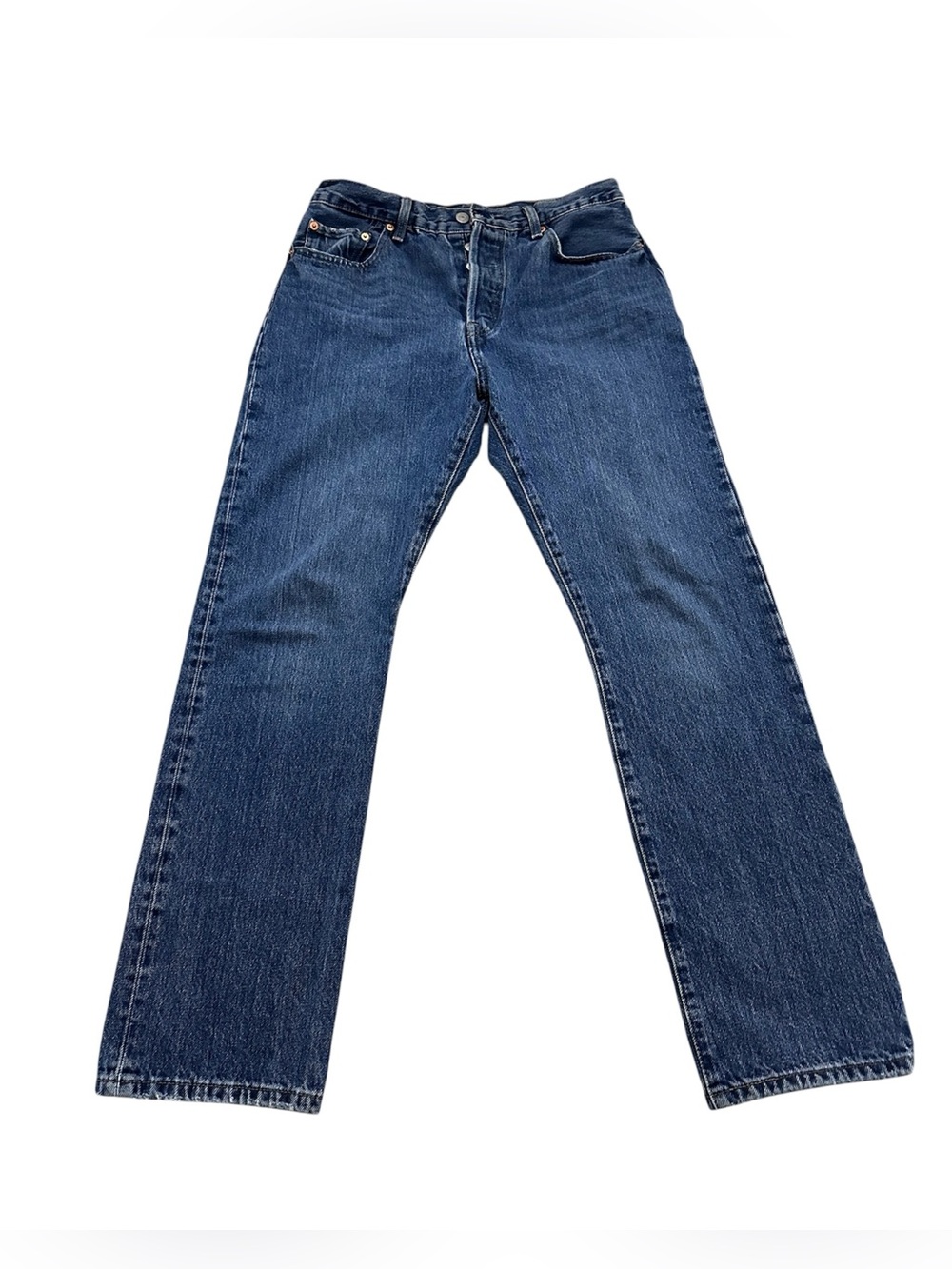 Levi’s 501 Straight Leg Jeans – Dark Blue Wash | W29 L30 | PC9-12501-0395